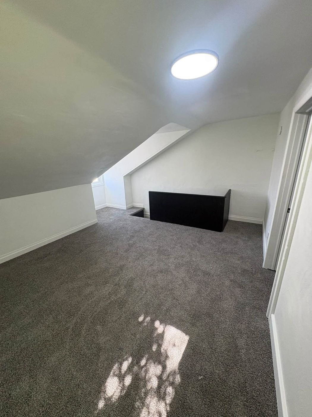 Finished attic bedroom